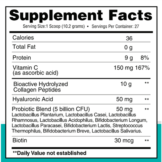 Grass-fed Collagen Peptides with Probiotics