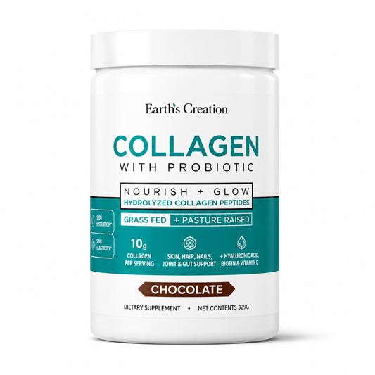 Chocolate Collagen peptides with probiotics