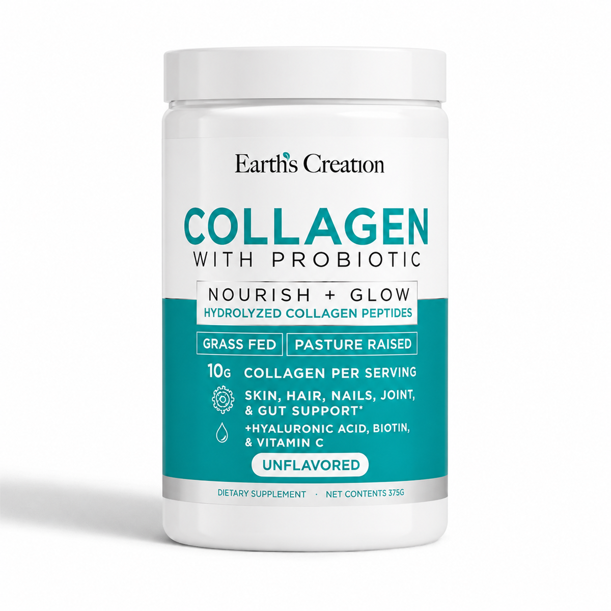 Grass-fed Collagen Peptides with Probiotics