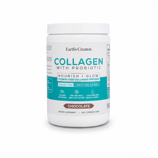 Chocolate Collagen peptides with probiotics